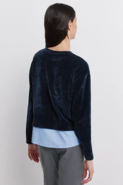 Springfield Camiseta Chenilla bimateria^Mujer Camisetas