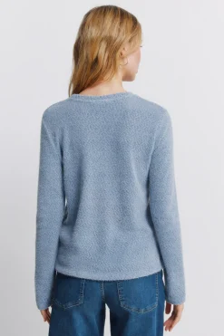 Springfield Camiseta chenilla cuello fantas&iacute;a^Mujer Camisetas