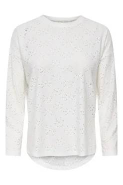 Only Camiseta con calados^Mujer Camisetas