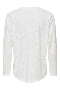 Only Camiseta con calados^Mujer Camisetas