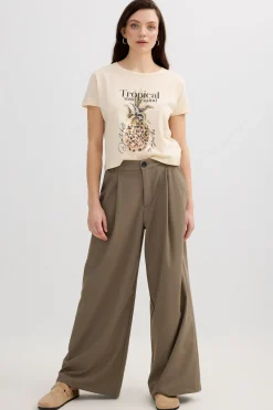 Inside Camiseta con estampado^Mujer Camisetas