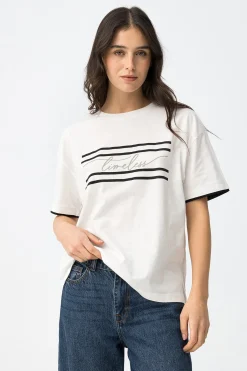 Tiffosi Camiseta con rayas^Mujer Camisetas