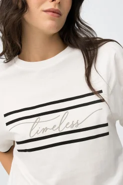 Tiffosi Camiseta con rayas^Mujer Camisetas