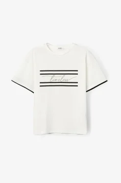 Tiffosi Camiseta con rayas^Mujer Camisetas