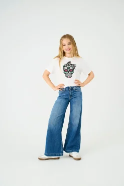 Only Girls Camiseta cropped estampado frontal^Niños Camisetas