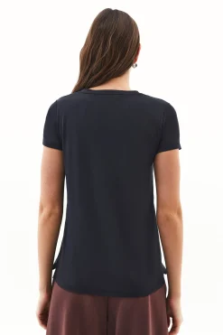 Oxxo Camiseta de cuello pico^Mujer Basic Bar