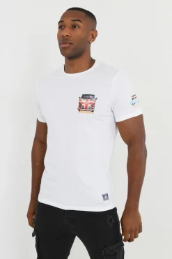 Brave Soul Camiseta de furgonetas manga corta^Hombre Camisetas