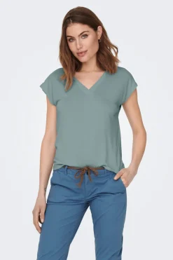 Only Camiseta de manga corta^Mujer Camisetas|Basic Bar