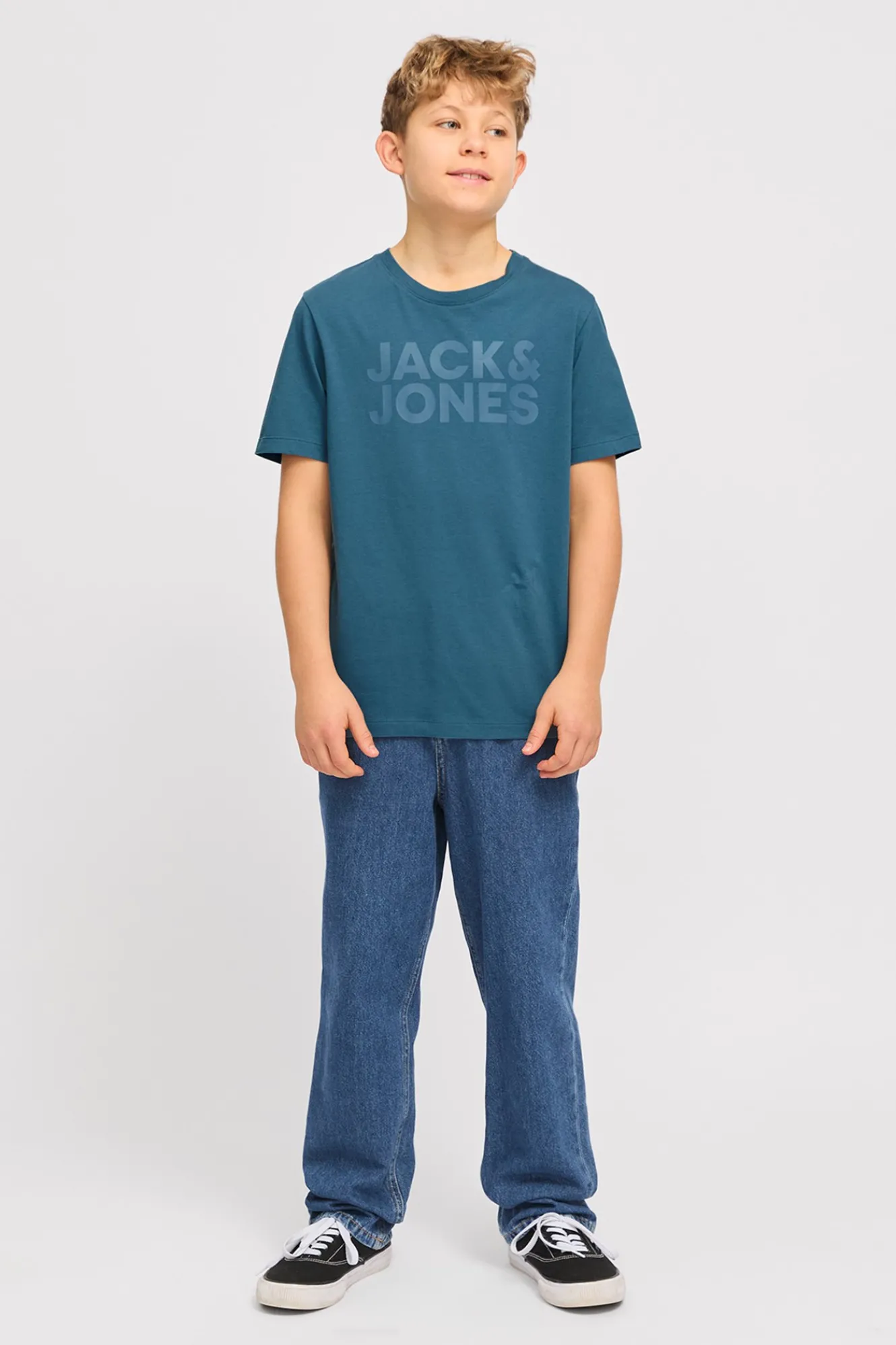 Jack & Jones Junior Camiseta de manga corta b&aacute;sica^Niños Camisetas