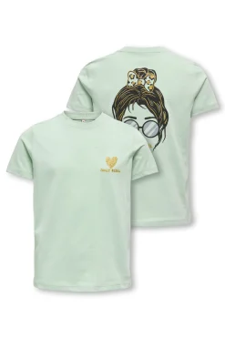 Only Girls Camiseta de manga corta con estampado frontal^Niños Camisetas