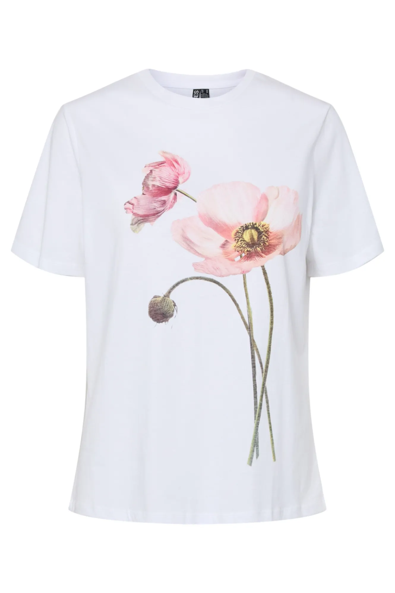 Pieces Camiseta de manga corta con print frontal^Mujer Camisetas