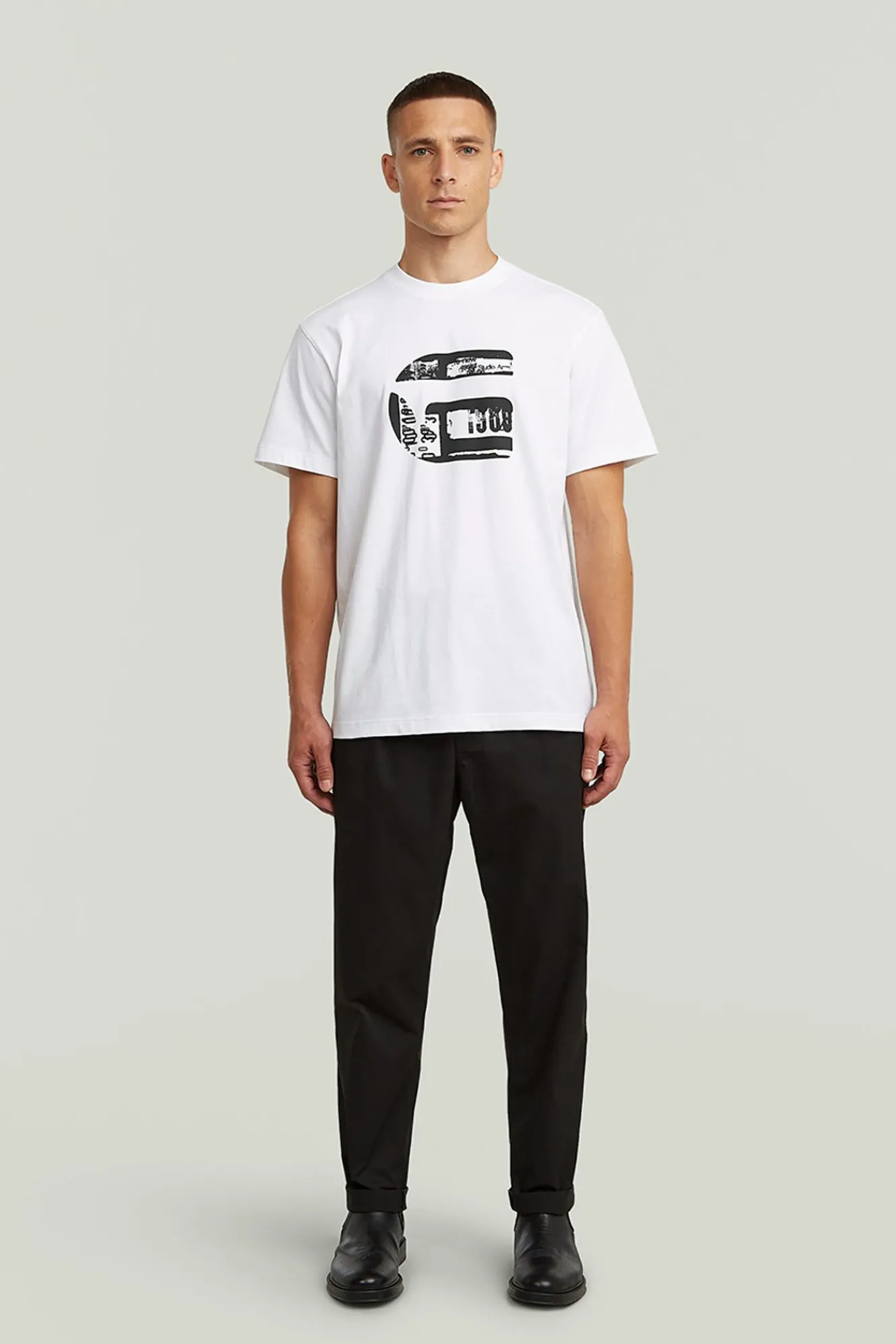 G-STAR Camiseta de manga corta con logo^Hombre Camisetas