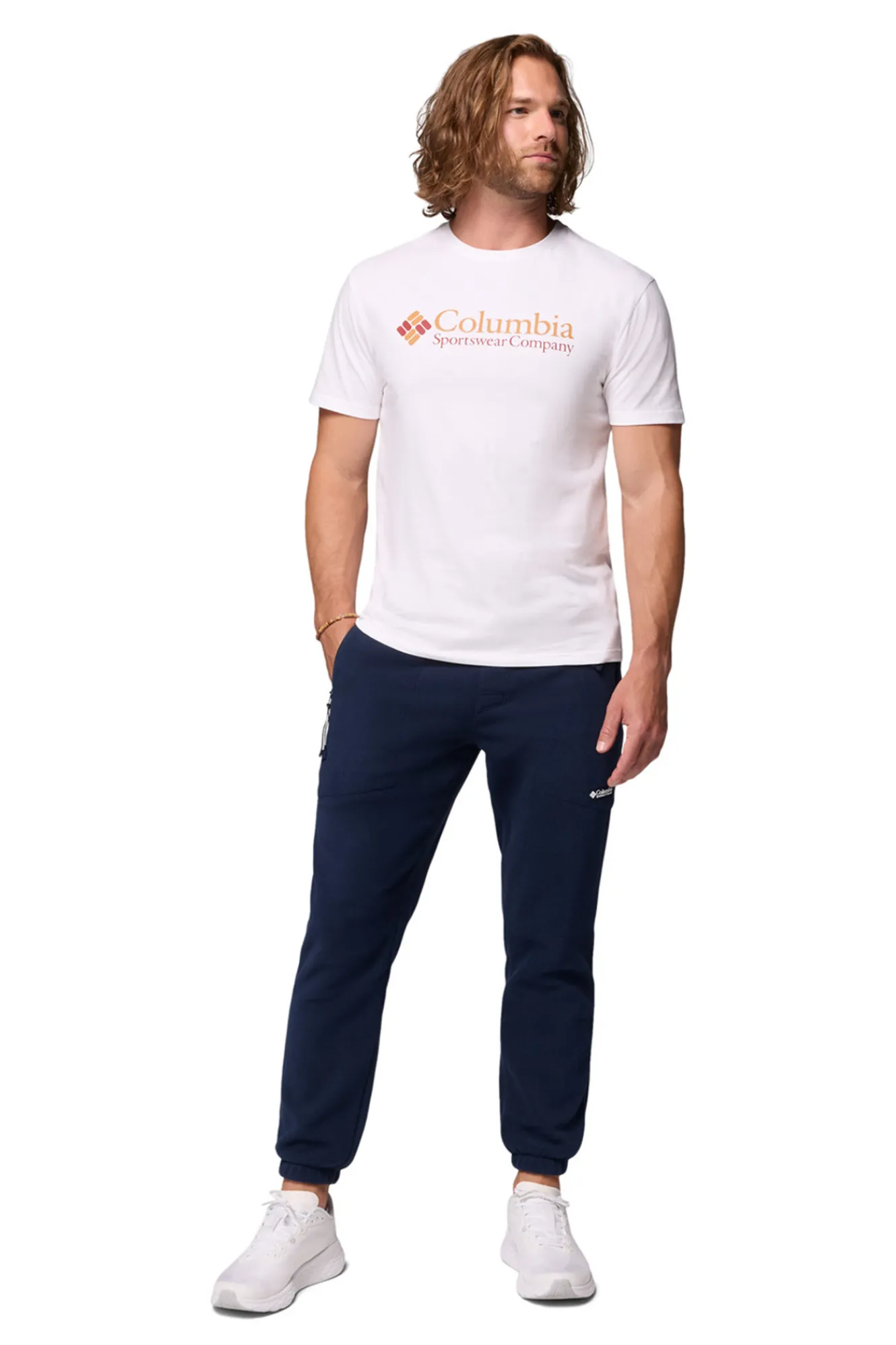 Columbia Camiseta de manga corta de algod&oacute;n org&aacute;nico Basic Logo&trade; de para hombre^Hombre Deporte