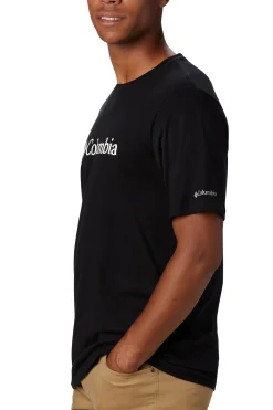 Columbia Camiseta de manga corta de algod&oacute;n org&aacute;nico Basic Logo&trade; de para hombre^Hombre Deporte