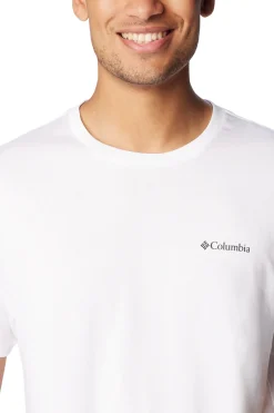 Columbia Camiseta de manga corta de algod&oacute;n org&aacute;nico Basic Logo&trade; de para hombre^Hombre Deporte