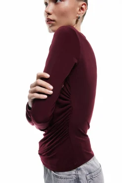 Koton Camiseta de manga larga^Mujer Basic Bar