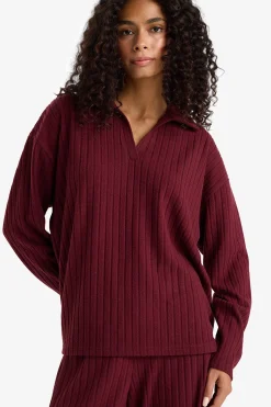 DeFacto Camiseta de manga larga^Mujer Total Look