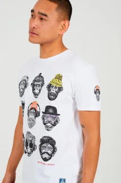 Brave Soul Camiseta de monos manga corta^Hombre Camisetas