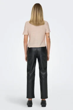 Only Camiseta de punto manga corta^Mujer Camisetas