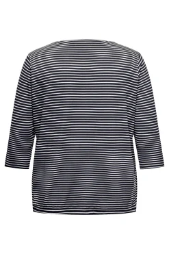 Only Carmakoma Camiseta de rayas talla grande^Mujer Camisetas