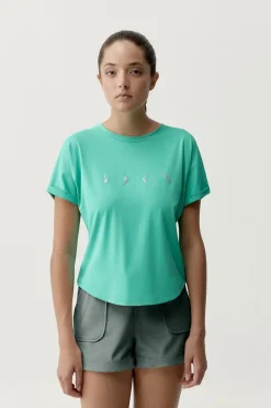 Born Living Yoga Camiseta deportiva Azami verde^Mujer Deporte