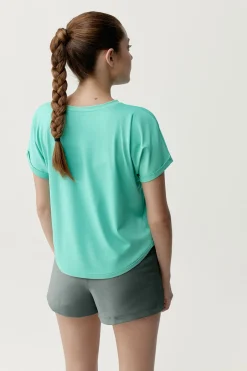 Born Living Yoga Camiseta deportiva Azami verde^Mujer Deporte