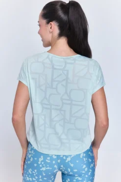 Only Play Camiseta deportiva mesh manca corta^Mujer Deporte