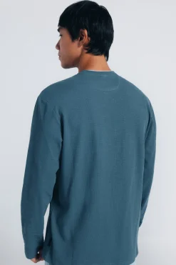 Springfield Camiseta doble tejido waffle^Hombre Camisetas