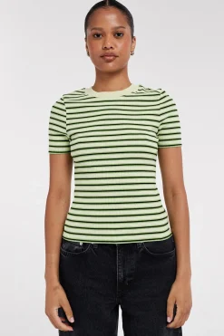 Topshop Camiseta estampada cuello redondo^Mujer Camisetas