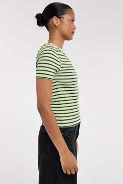 Topshop Camiseta estampada cuello redondo^Mujer Camisetas