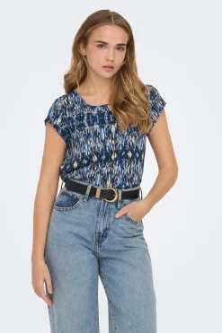 Only Camiseta estampada manga corta^Mujer Camisetas