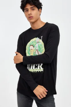Inside Camiseta Estampado Rick And Mo^Hombre Camisetas