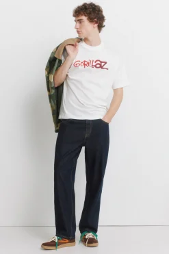 Springfield Camiseta Gorillaz^Hombre Camisetas