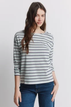 Springfield Camiseta hombro botones^Mujer Camisetas