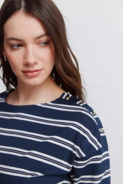 Springfield Camiseta hombro botones^Mujer Camisetas