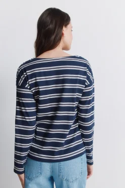 Springfield Camiseta hombro botones^Mujer Camisetas