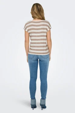 Only Camiseta ligera de rayas^Mujer Camisetas