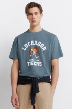 Springfield Camiseta luchador^Hombre Camisetas