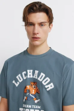 Springfield Camiseta luchador^Hombre Camisetas