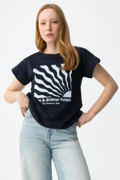 Tiffosi Camiseta manga corta^Mujer Camisetas