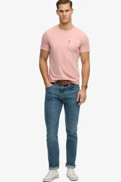 Superdry Camiseta manga corta básica con bolsillo^Hombre Camisetas