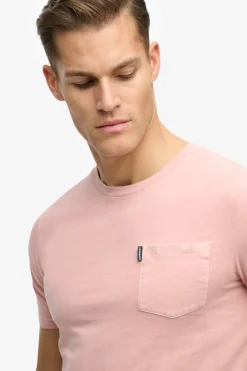 Superdry Camiseta manga corta b&aacute;sica con bolsillo^Hombre Camisetas