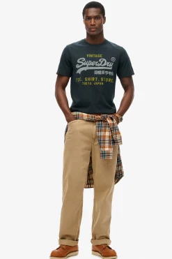 Superdry Camiseta manga corta básica con logotipo grande^Hombre Camisetas