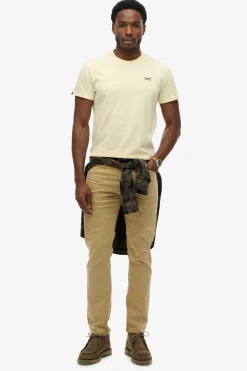 Superdry Camiseta manga corta b&aacute;sica con logotipo peque&ntilde;o^Hombre Camisetas