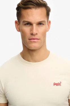 Superdry Camiseta manga corta b&aacute;sica con logotipo peque&ntilde;o^Hombre Camisetas