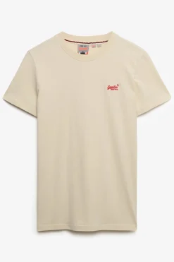 Superdry Camiseta manga corta b&aacute;sica con logotipo peque&ntilde;o^Hombre Camisetas