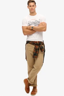 Superdry Camiseta manga corta básica con logotipo grande^Hombre Camisetas