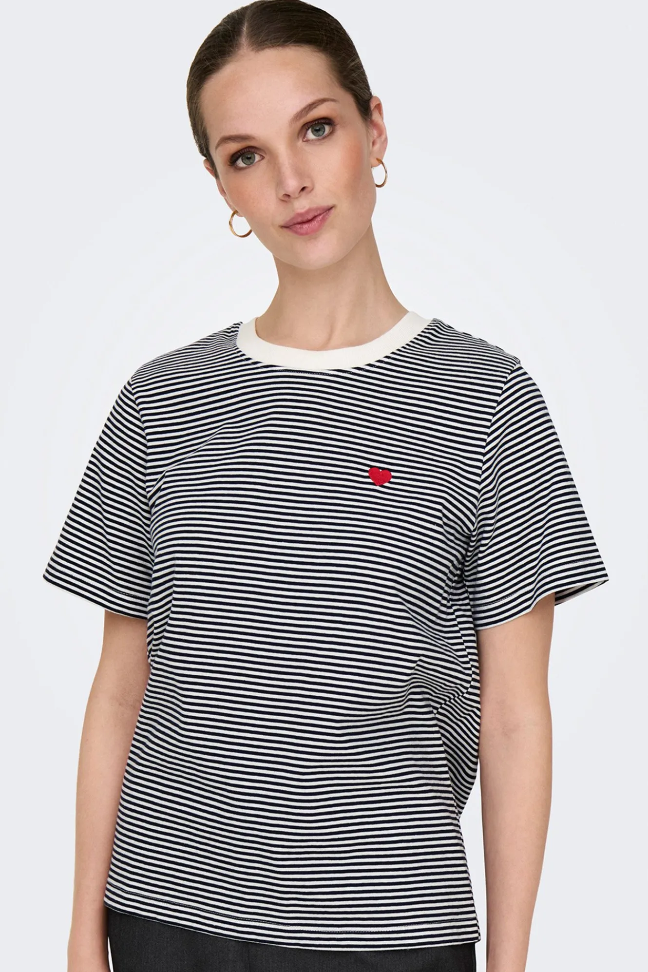 JDY Camiseta manga corta bordado^Mujer Camisetas