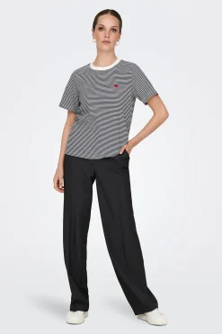 JDY Camiseta manga corta bordado^Mujer Camisetas