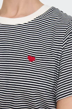 JDY Camiseta manga corta bordado^Mujer Camisetas